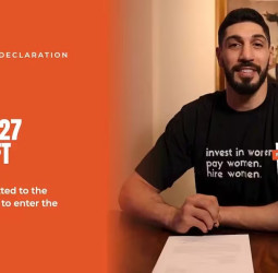 Enes Kanter Freedom registra por escrito su candidatura al Draft de la WNBA de 2027