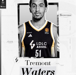Tremont Waters vuelve a Europa: el ASVEL cierra su dirección de juego