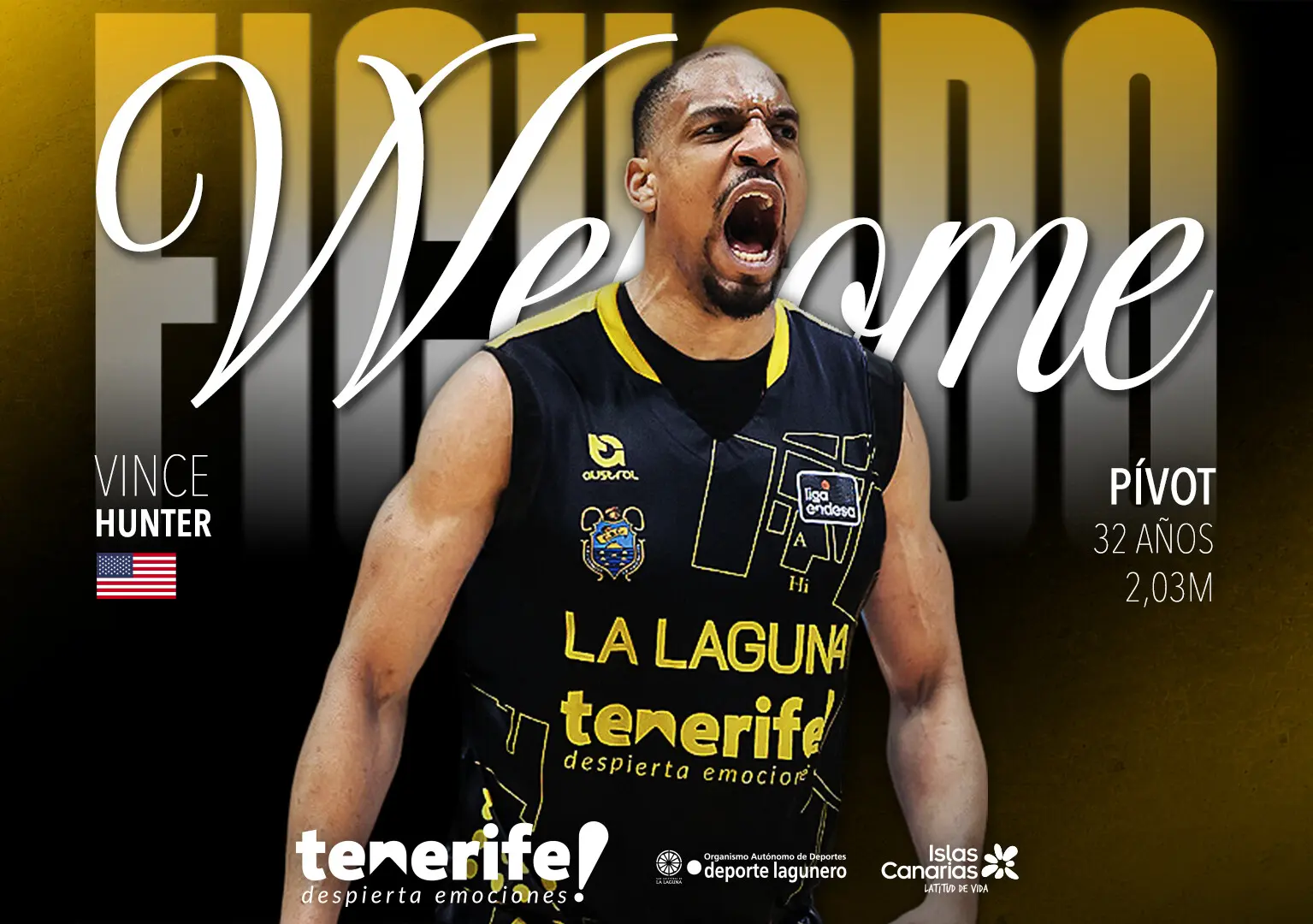 Vince Hunter Joins La Laguna Tenerife as Interior Force