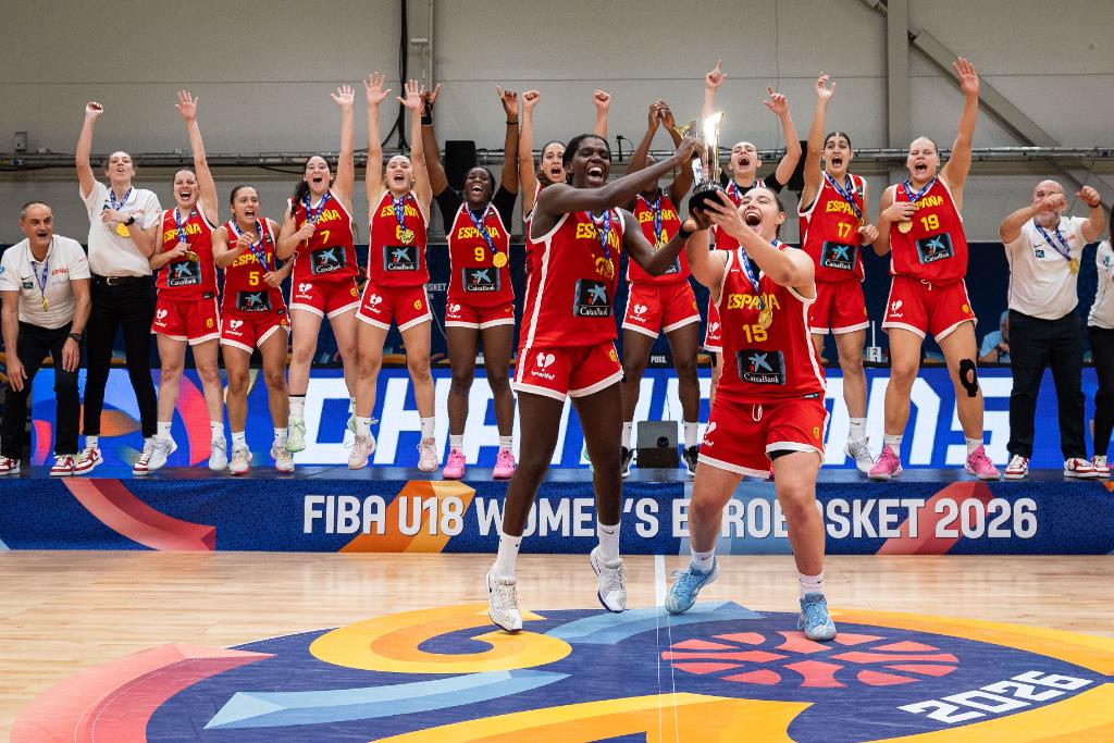 U18 Women's Team Crowned European Champions with Historic Performance, 46-82