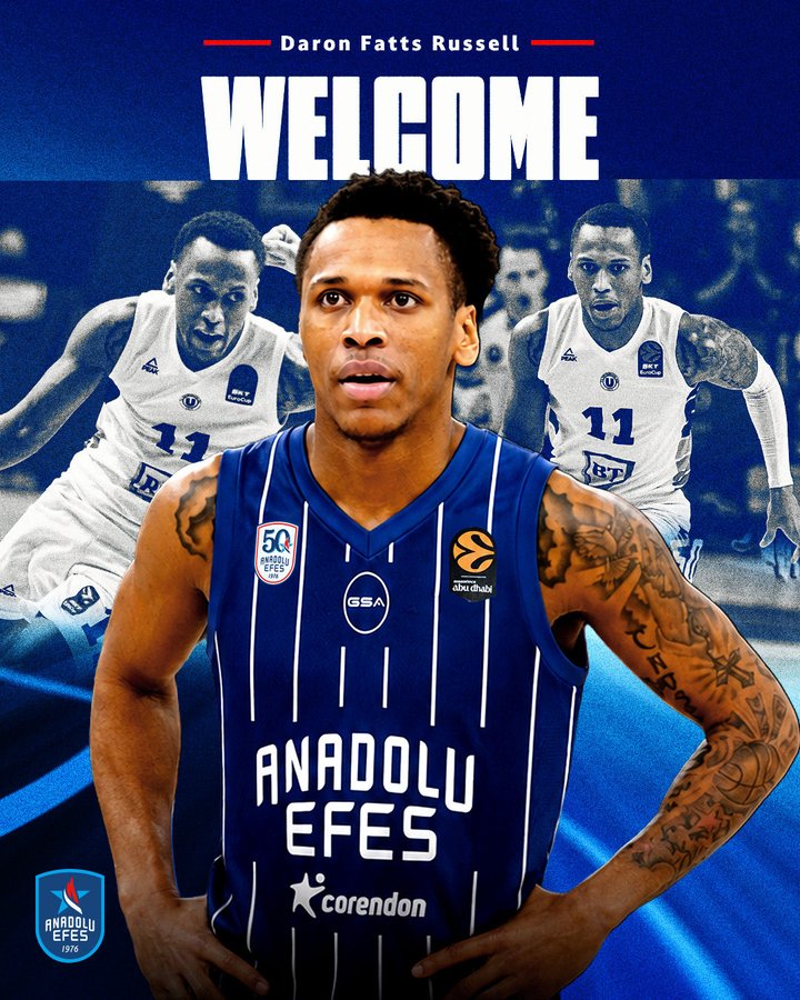 El Anadolu Efes ficha a Fatts Russell y completa un exterior de lujo