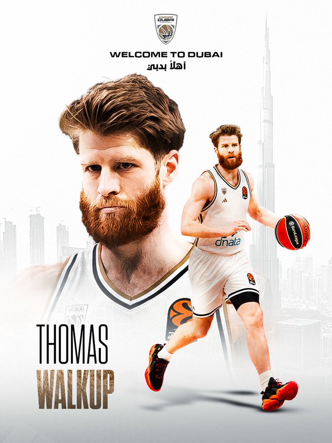 Thomas Walkup ficha por el Dubái y cierra el pulso con el Olympiacos