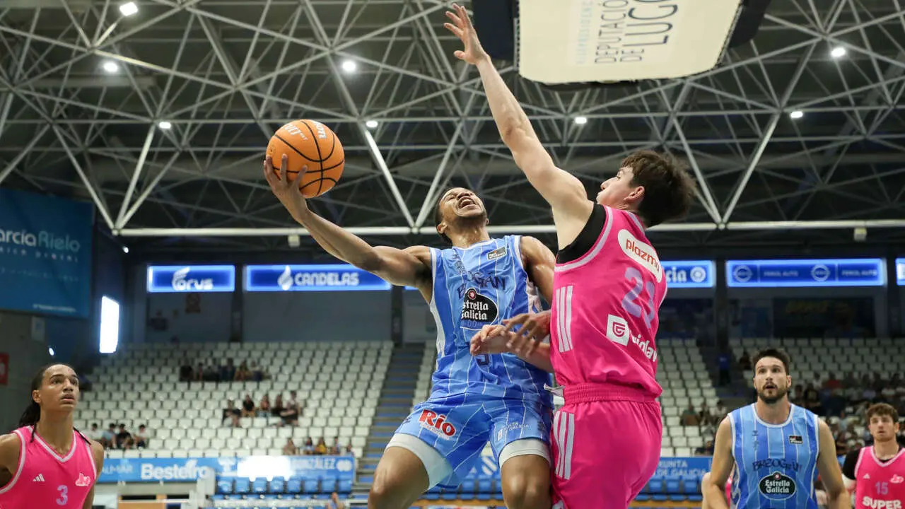 El Breogán se presenta en Lugo con victoria ante el Mega (99-90) y llega invicto a la Copa Galicia