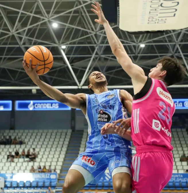 El Breogán se presenta en Lugo con victoria ante el Mega (99-90) y llega invicto a la Copa Galicia