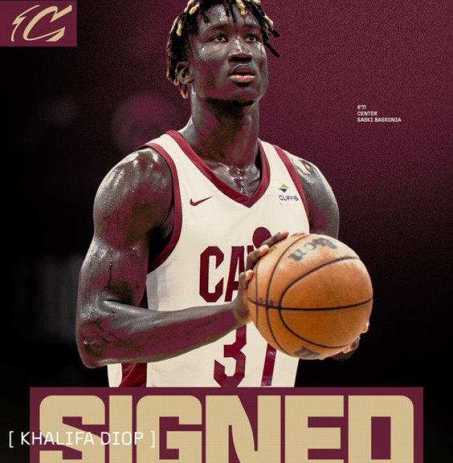 Khalifa Diop deja el Baskonia y firma con los Cavaliers cuatro años después del Draft