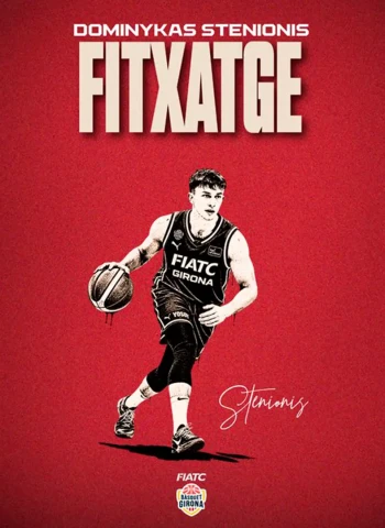 Dominykas Stenionis, dirección de juego al servicio de FIATC Girona