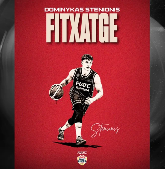 Dominykas Stenionis, dirección de juego al servicio de FIATC Girona