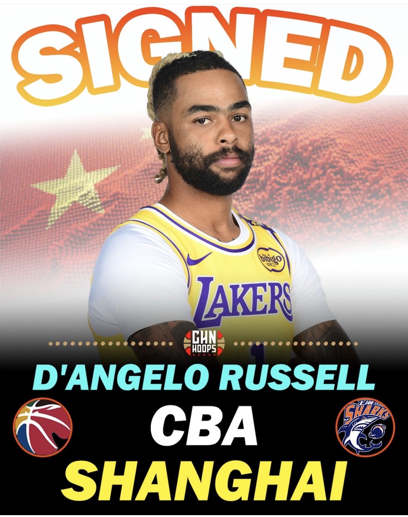 D'Angelo Russell ficha por los Shanghai Sharks