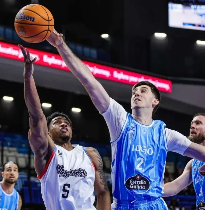 El Breogán despacha al Manchester (84-105) y jugará la semifinal ante el Dziki Varsovia