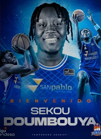 Sekou Doumbouya refuerza el juego interior de Recoletas Salud SP Burgos
