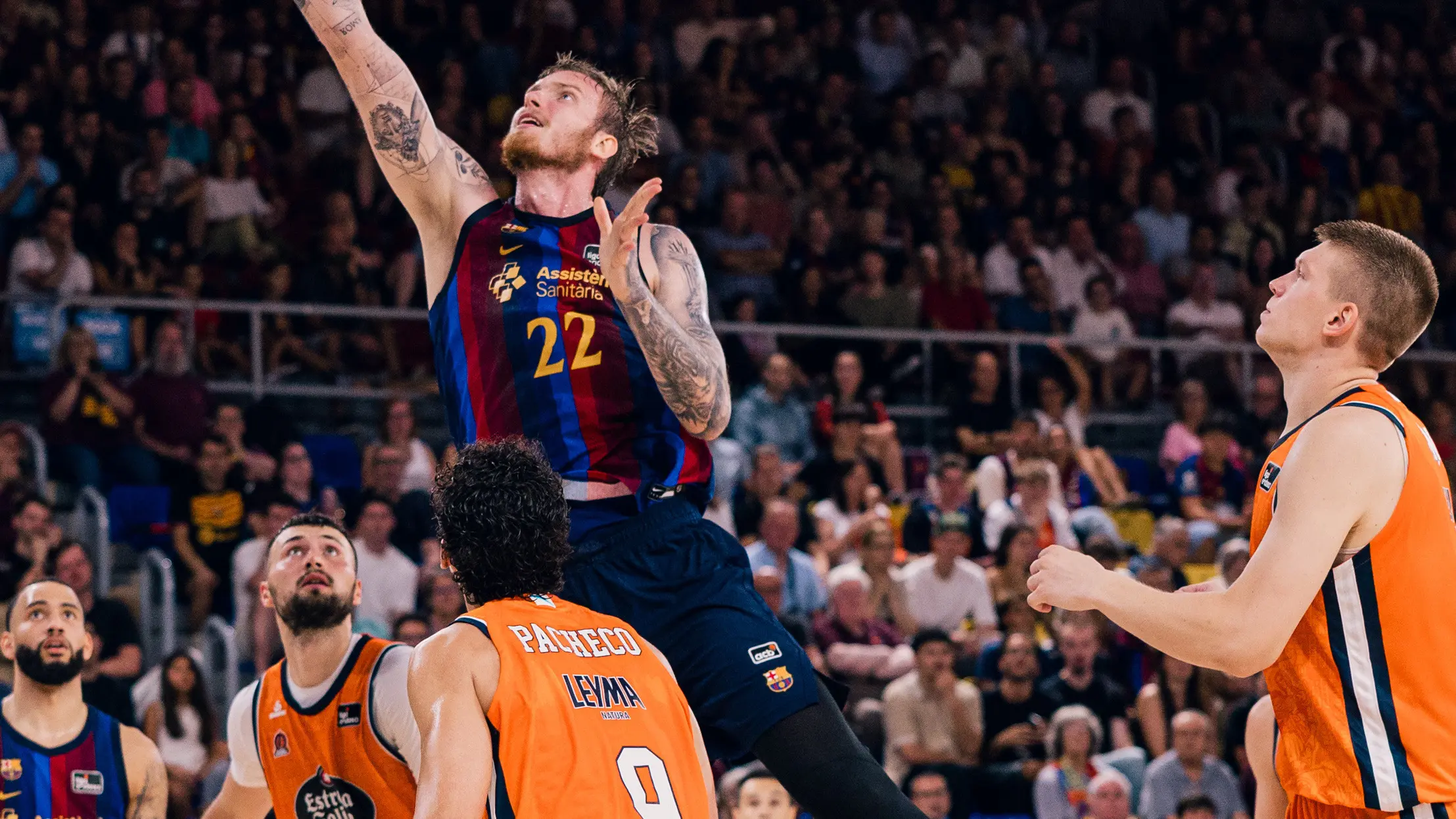 El Leyma aguantó hasta el minuto 28 en el Palau (119-101)