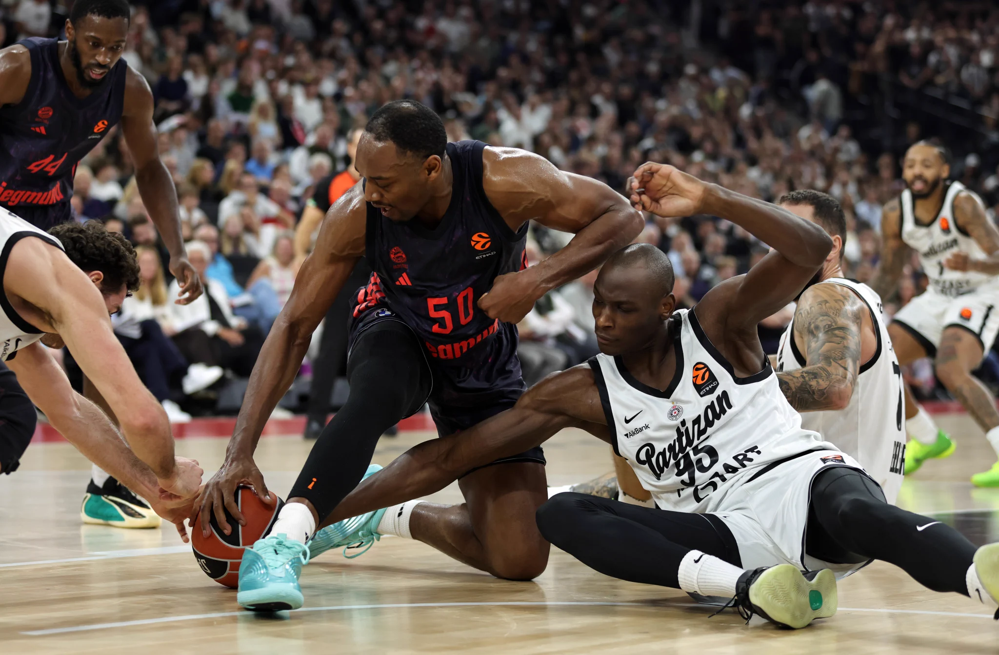 Partizan Stays Perfect with Thrilling Last-Second Win in Munich (84-86)