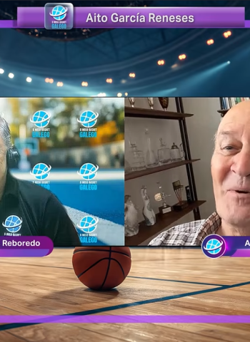 Aíto y Luis Casimiro, protagonistas del nuevo O Noso Basket