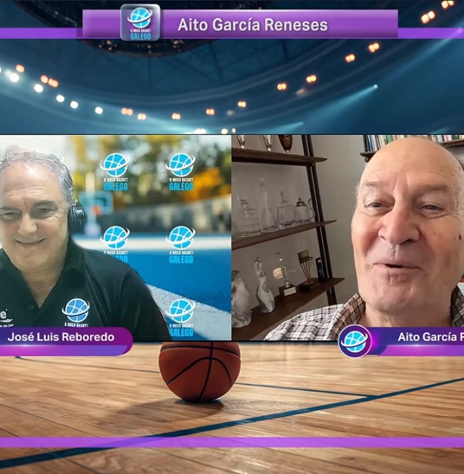 Aíto y Luis Casimiro, protagonistas del nuevo O Noso Basket