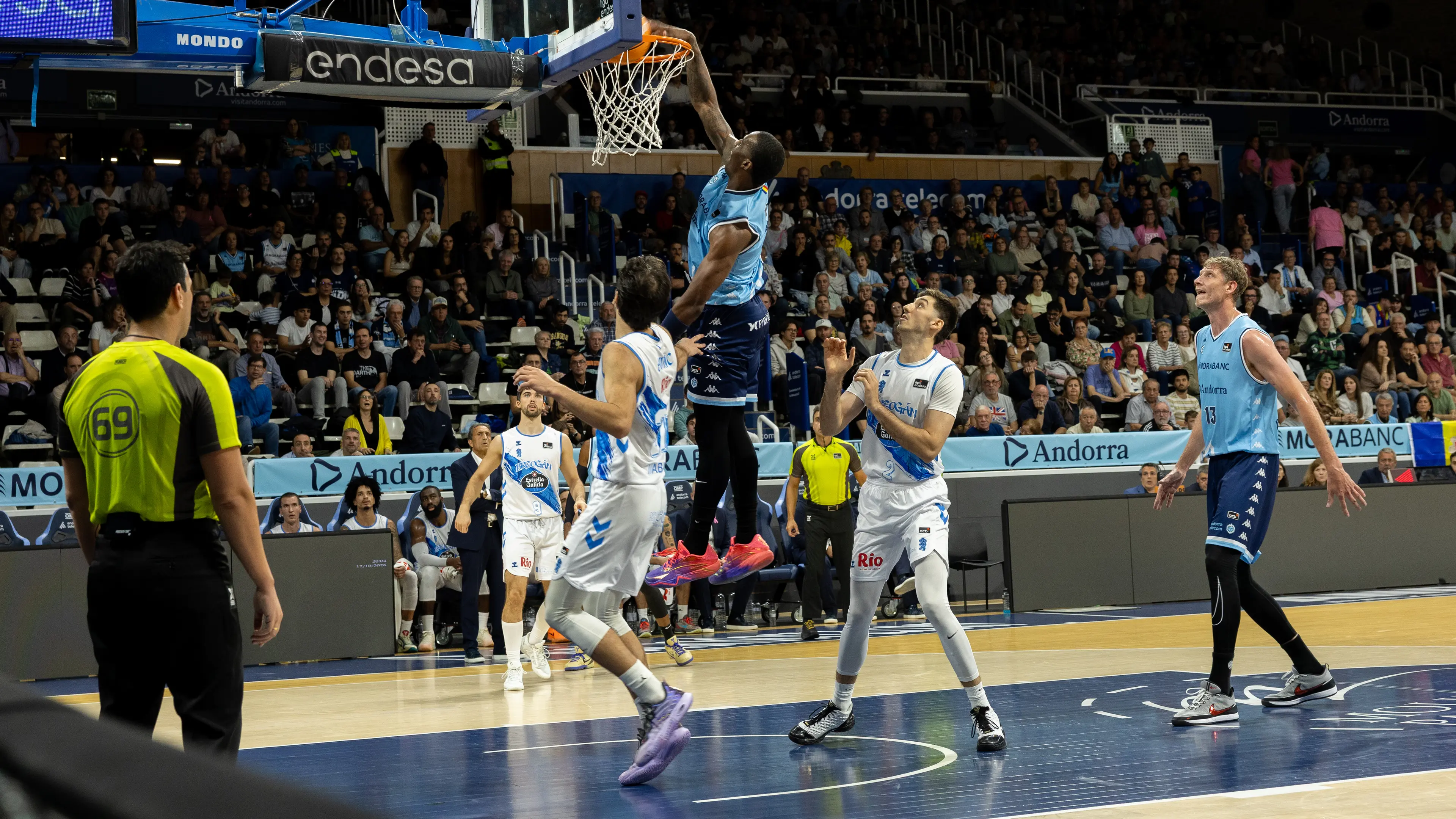 Kuric guía la primera victoria del MoraBanc Andorra ante el Breogán (108-102)