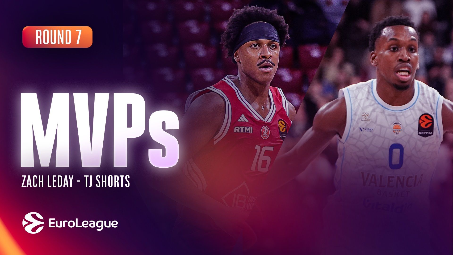 TJ Shorts y Zach LeDay, MVP compartido de la jornada 7º EuroLeague