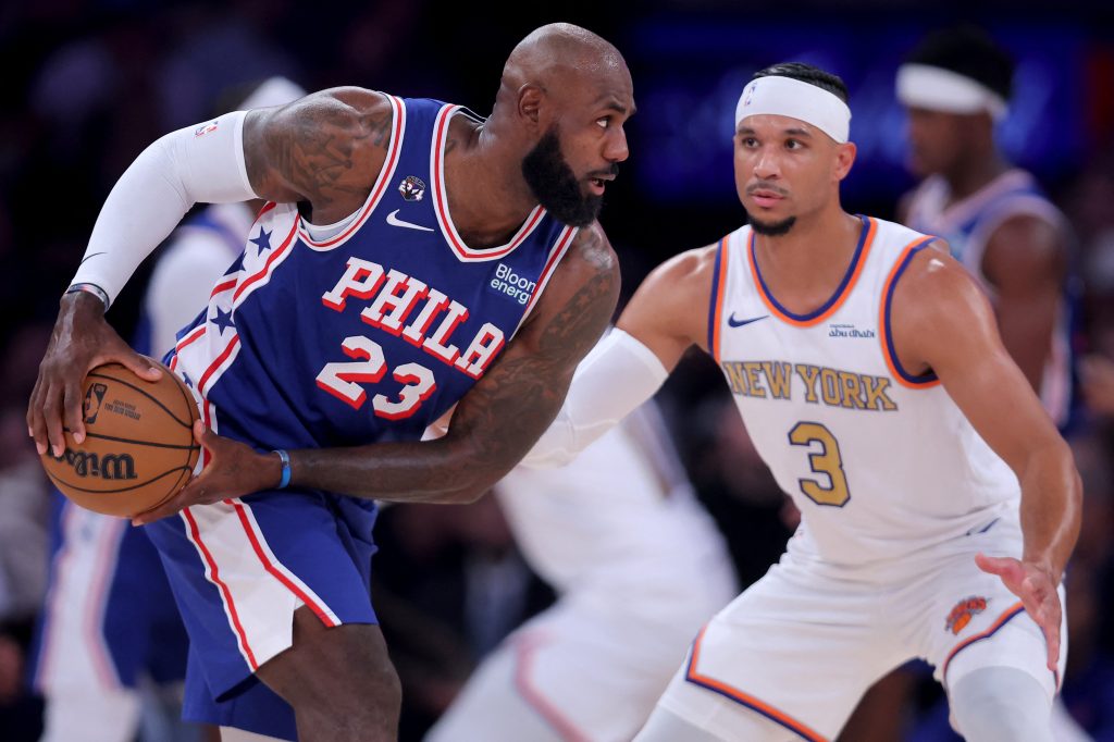 Los 76ers amargan la noche del anillo de los Knicks (106-100)