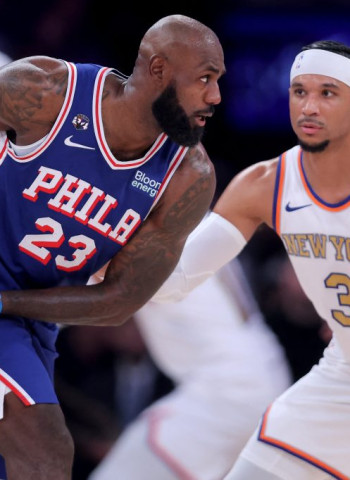 Los 76ers amargan la noche del anillo de los Knicks (106-100)