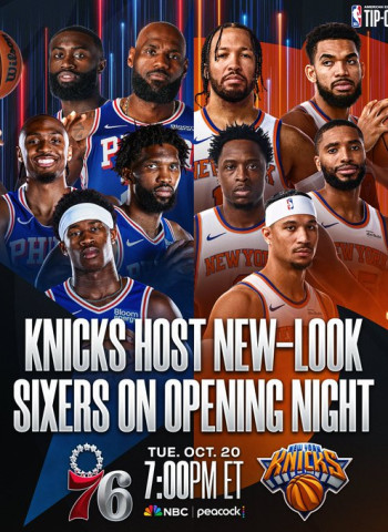 Previa de la noche inaugural de la NBA 2026-27: tres partidos de altura