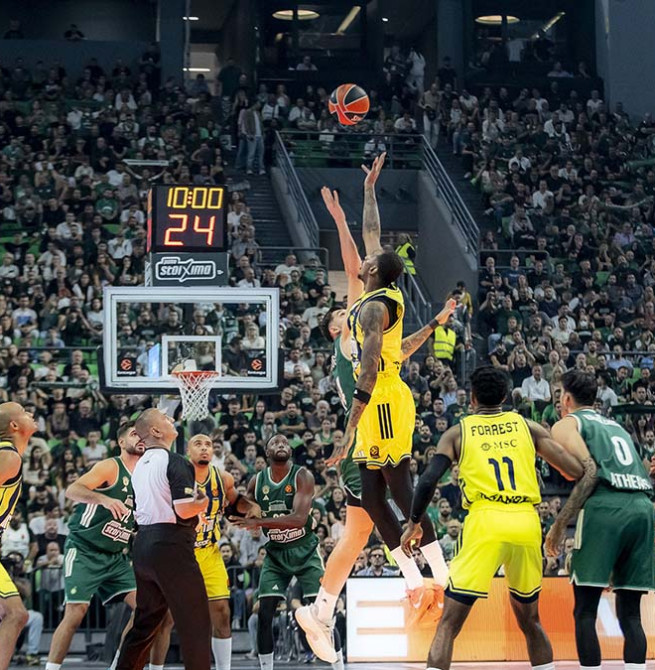 El Panathinaikos arrolla al Fenerbahce y sigue invicto (92-74)