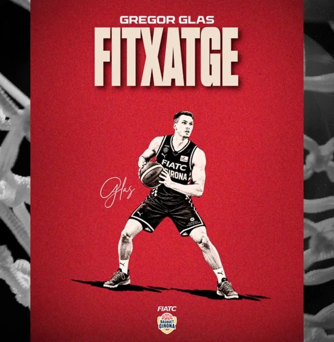 Gregor Glas, anotación exterior al servicio de FIATC Girona