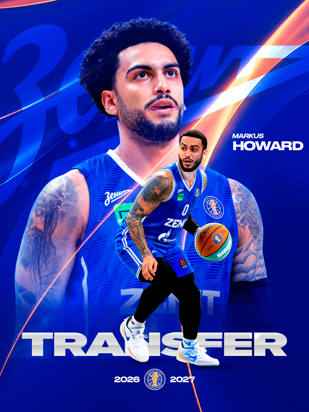 Markus Howard Signs with Zenit Through 2028