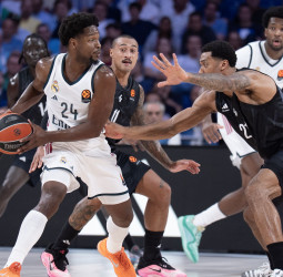 Real Madrid 111-92 ASVEL: Andrés Feliz firma 8 triples y el Madrid iguala su balance