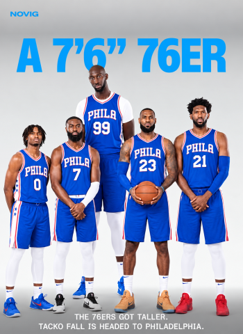 76ers Convert Tacko Fall's Contract to Two-Way Deal