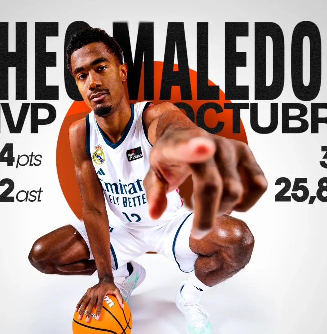 Theo Maledon, MVP del mes de octubre