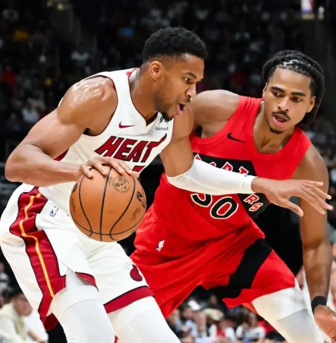 Giannis debuta y los Heat arrollan a los Raptors (129-105) en el primer partido NBA en Quebec