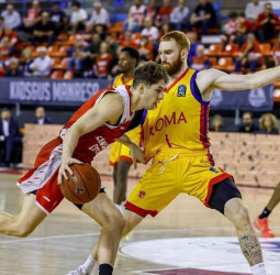 El Manresa respira en Europa: 108-88 al Roma Basketball