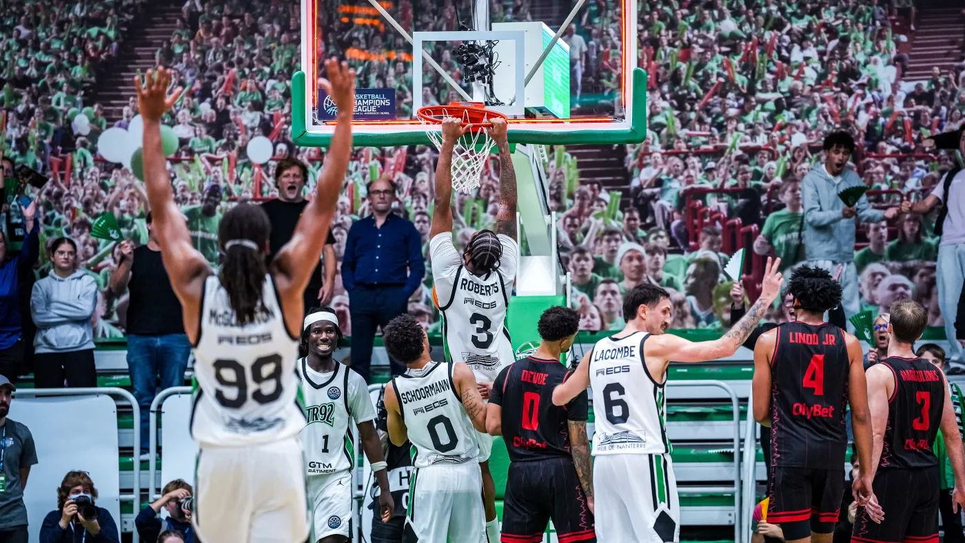 BCL: pleno español en la jornada 2 y golpe del Nanterre al campeón