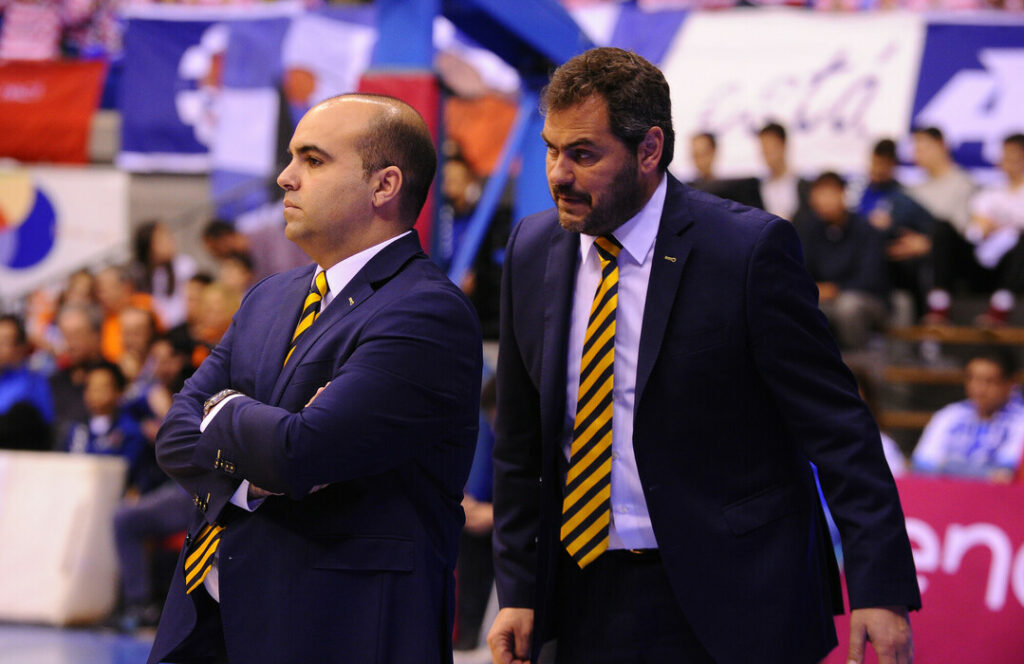 Víctor García en su etapa como entrenador principal (ACB Photo / M. González)