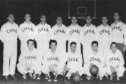 La selección española del Mundial de 1950 (foto: FEB)