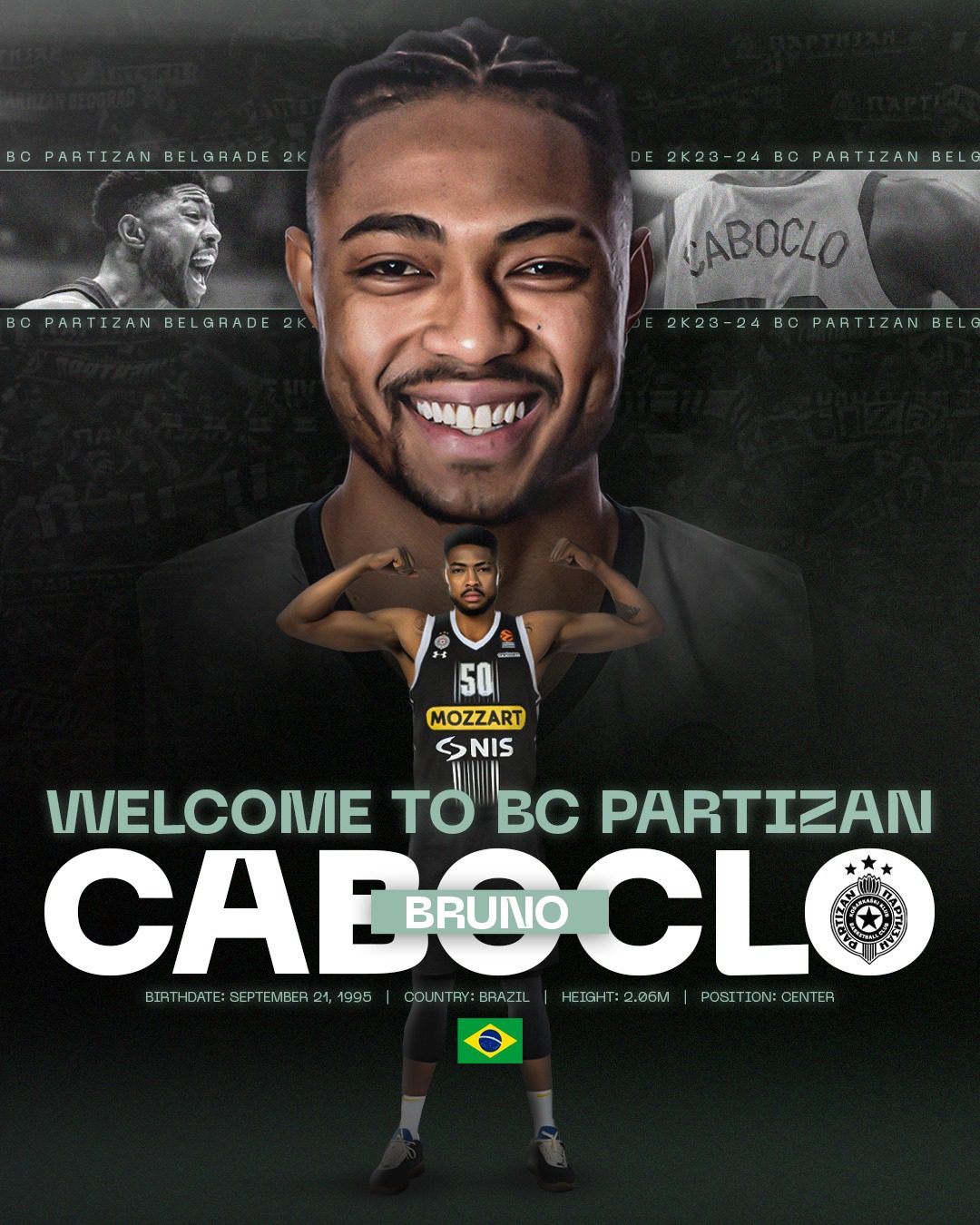 El Partizan Anuncia El Fichaje De Bruno Caboclo - Piratasdelbasket